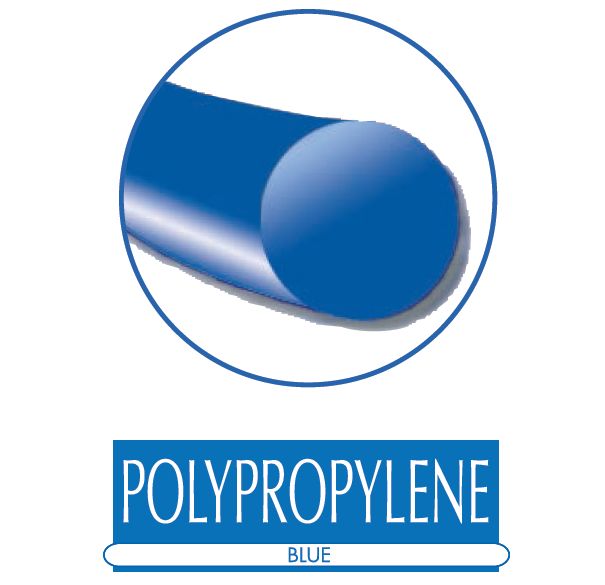 SMI POLYPROPYLENE BLUE DS-12 6-0 3/8 Non-Resorb (EASY PASS NEEDLE) 12 kpl