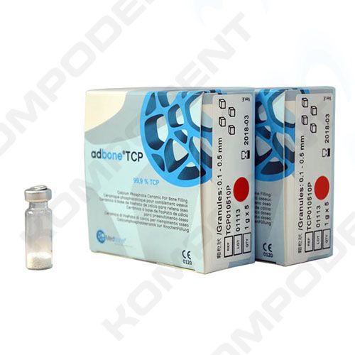 MEDBONE adbone®TCP 0.5 - 1 mm (0.5 g / 0.35 cc) - 5 kpl pakkaus