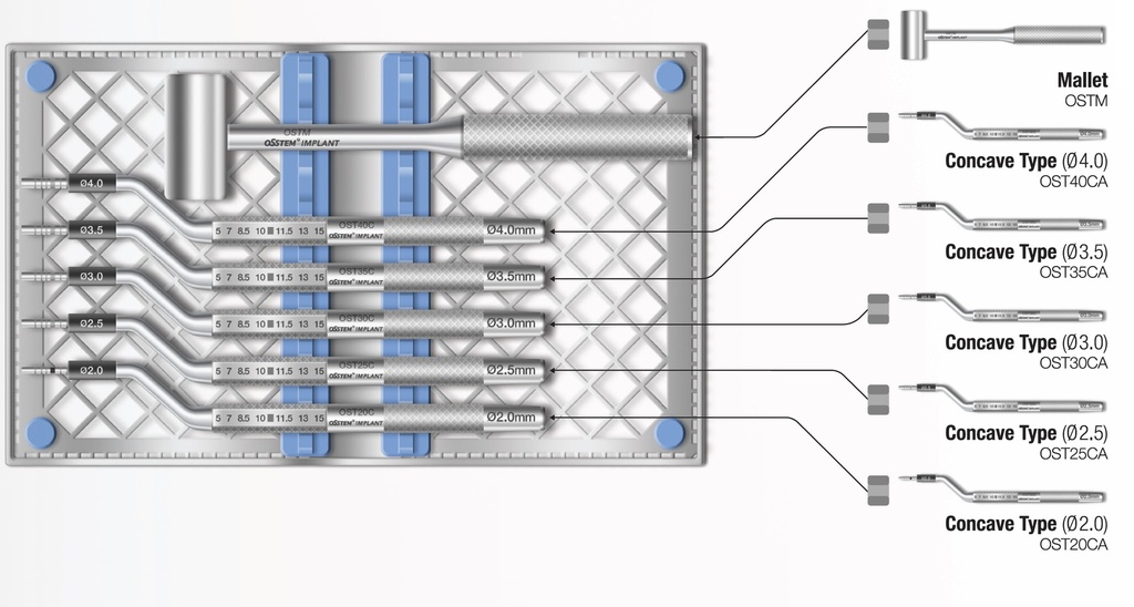 Osstem Osteotome KIT