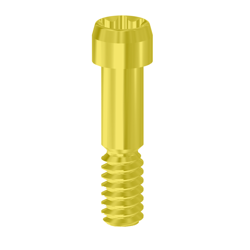 DESS CONIC EVO Screw 3.6 on implant TIN-coated 19.659