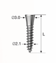 [SBS2008I] Osstem OssBuilder Tenting Screw (L8.5)