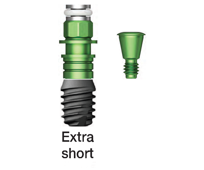 Osstem TSIII SA Pre-Mount Extra Short