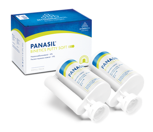 [14703] Panasil binetics putty REFILL Soft 2x380 ml