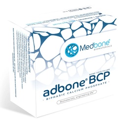 [BCP050105G] MEDBONE adbone® BCP 0.5 - 1 mm (0.5 g / 0.35 cc) - 1 kpl pakkaus