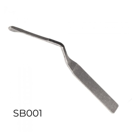 [SB001] Single use "spoon blade" MJK Instruments - folded - Size 1 - (pack of 10)
