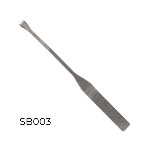 [SB003] Single use "spoon blade" MJK Instruments - bendable straight - Size 3 - (pack of 10)