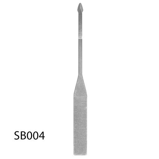 [SB004] MJK Viper Blade kertakäyttöinen taivutettava suora mikroskalpellin “lusikkaterä” (Koko 4, 10 kpl/pkt)