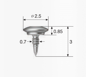 [OBT3] Osstem Bone Tack D2.5 x 3mm