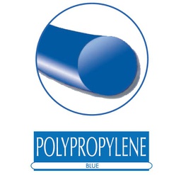 [5071512P] SMI POLYPROPYLENE BLUE DS-12 6-0 3/8 Non-Resorb (EASY PASS NEEDLE) 12 kpl