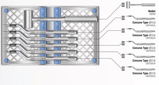 [AOST] Osstem Osteotome KIT