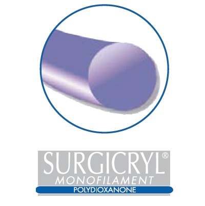 [13201519] SMI Surgicryl® Monofilament DS-19 3-0 3/8 12 kpl